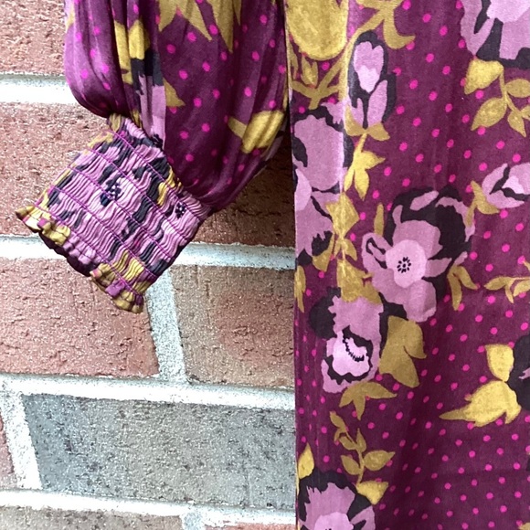 COPY - Free People Morning Morning Light Floral Mini Dress size 4 - Picture 4 of 5